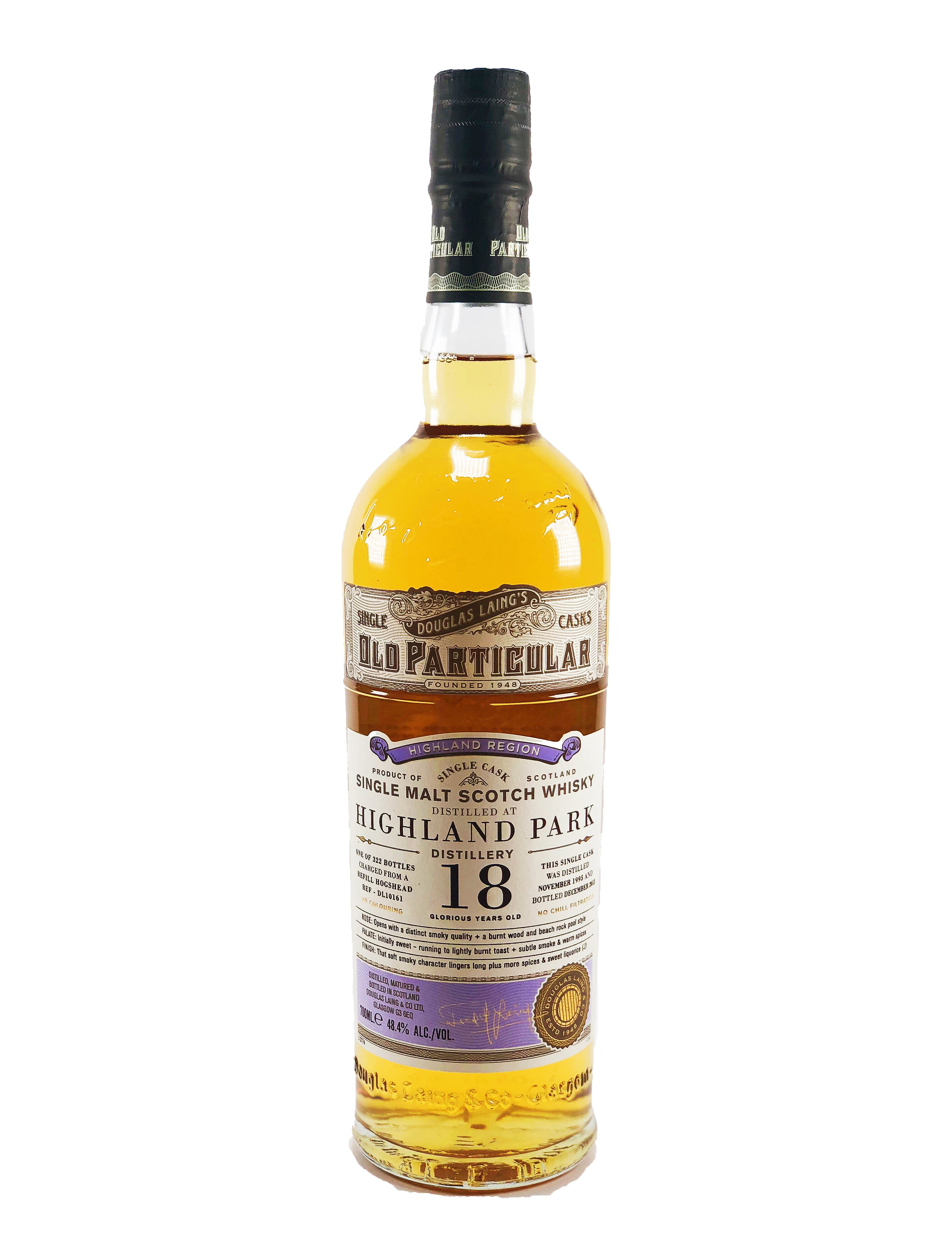 Highland_Park_18_yo_1995-2013_Single_Cask_Old_Particular_Douglas_Laing's_48.4%_one_of_322_Refill_Hogshead_DL10161_Highland