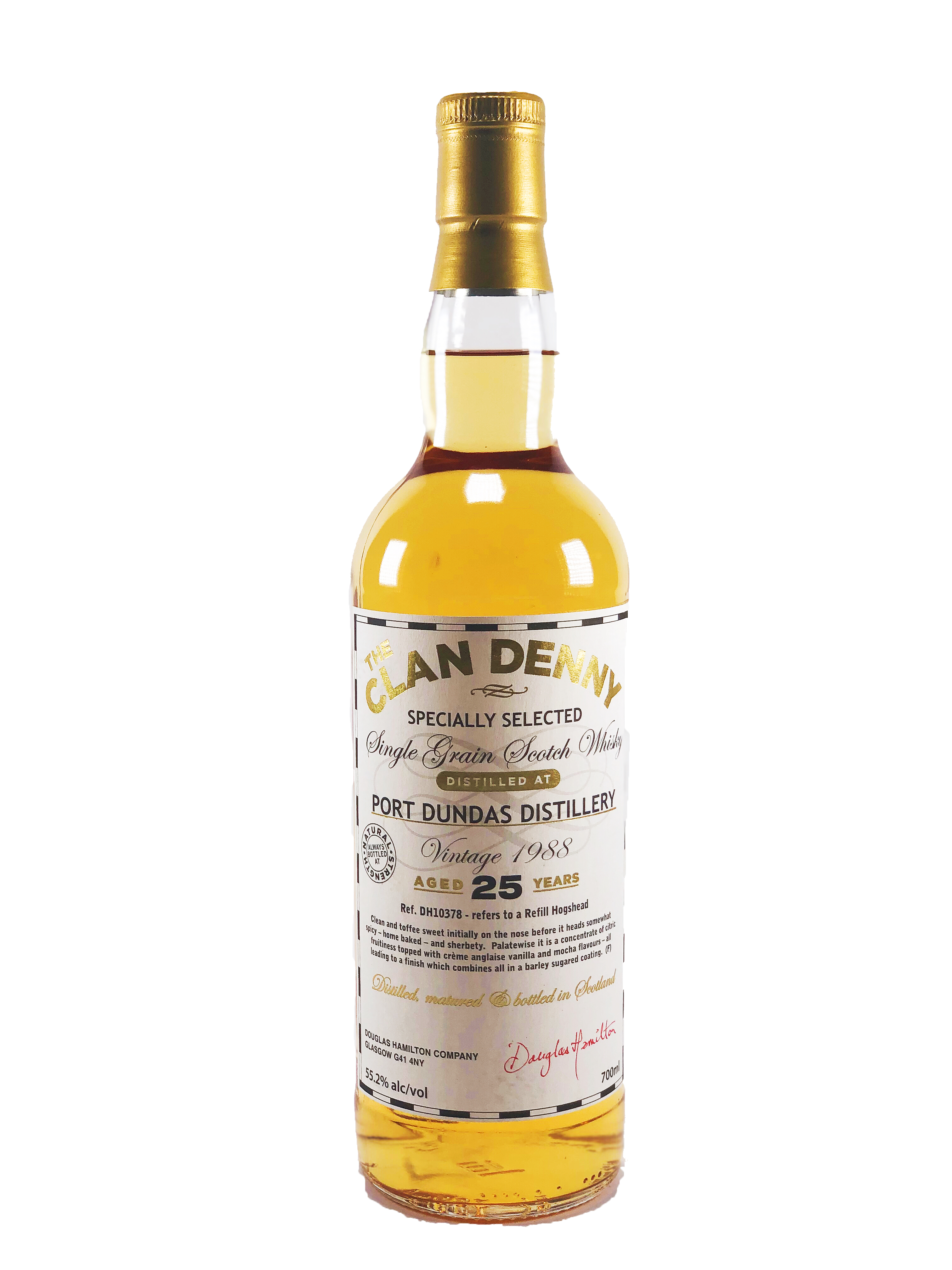 Port_Dundas_25_yo_1988_Single_Grain_The_Clan_Denny_Douglas_Hamilton_55.2%_Refill_Hogshead_DH10378